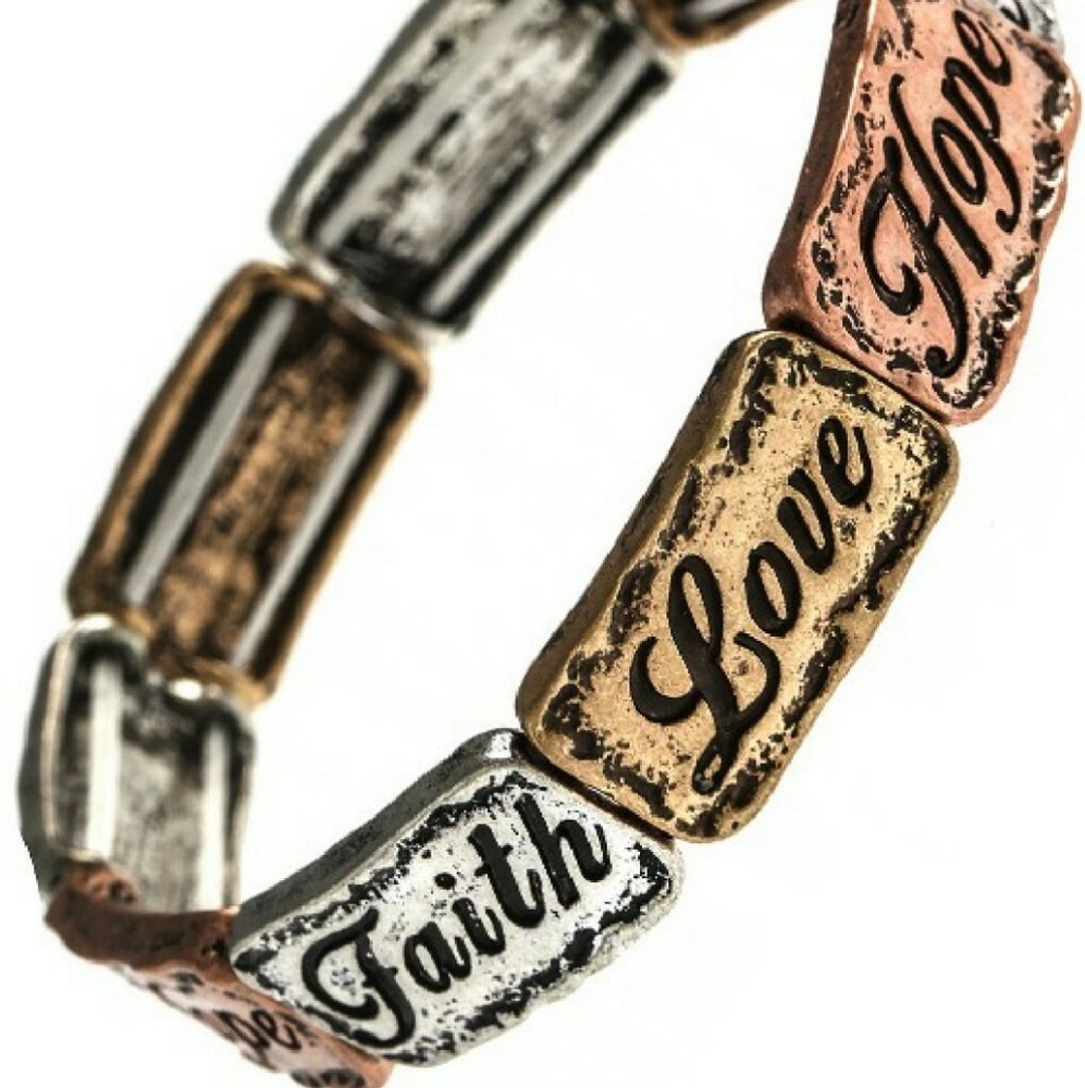 Faith Hope Love Bracelet